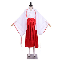 Complete Halloweez Inuyasha Kikyo Cosplay Kimono Costume Set - Halloweez