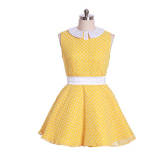 Halloweez Gabby Costume for Girls | Retro 1950s Polka Dot Dress | Perfect for Halloween & Birthday Parties - Halloweez
