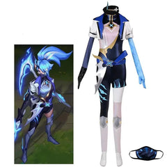Stunning Akali Cosplay Costume for Women - Full Set for Halloween Parties and Cosplay Events - Halloweez