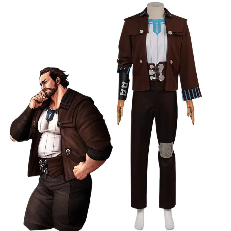Halloweez Arcane Vander Cosplay Costume - Men's Uniform Jacket, Shirt, Pants Full Set - Halloweez