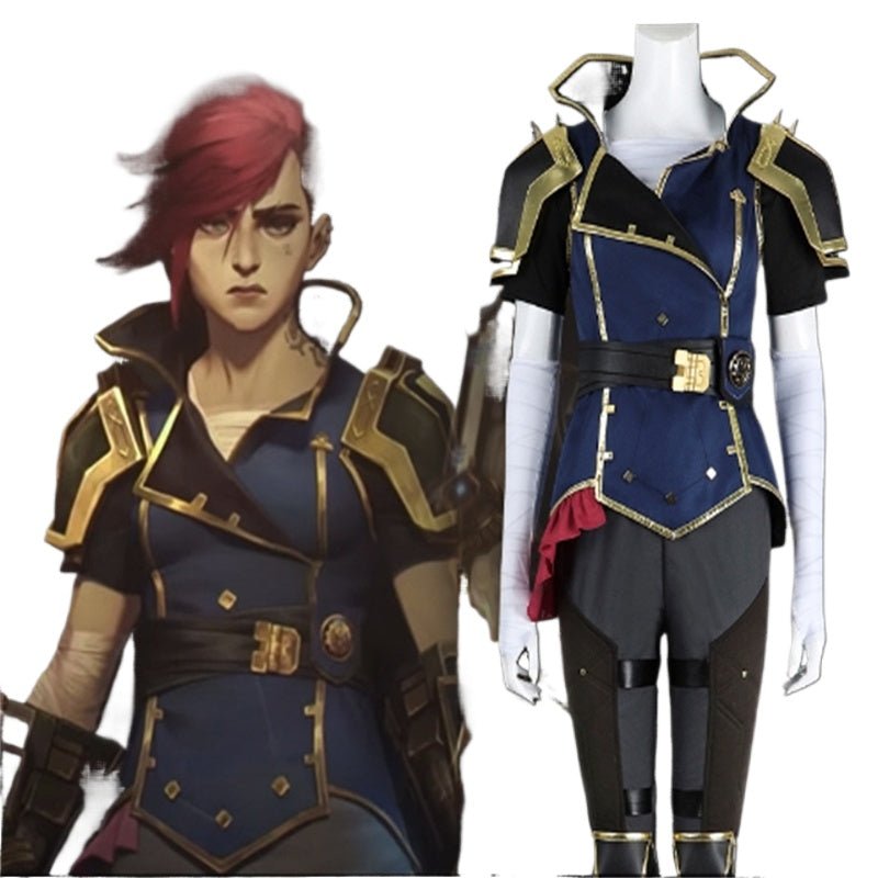 Halloweez Arcane Vi Cosplay Costume for Women with Accessories - Perfect for Halloween Parties - Halloweez