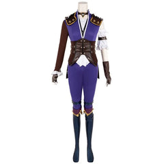 Stunning LOL Caitlyn Violet Battle of Two Cities Cosplay Costume for Women - Halloweez - Halloweez