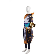 Game LOL Dragonmancer True Dragon Lee Sin Cosplay Costume Men Suits Halloween Fancy Party Outfits - Halloweez