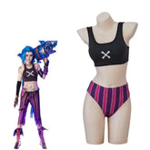 Halloweez Jinx Swimsuit Cosplay Costume - Sexy Loli Bikini for Summer and Halloween Parties - Halloweez