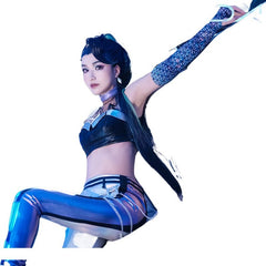 Stunning Halloweez KDA Kaisa Cosplay Costume for Women - Sexy Halloween Party Outfit - Halloweez
