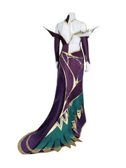 Stunning Halloweez Morgana Cosplay Costume Sexy Dress with Accessories for Women's Halloween Carnival Outfit - Halloweez