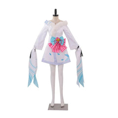 Halloweez Spirit Blossom Ahri Transform Cosplay Costume Adult White Dress Custom Made - Halloweez