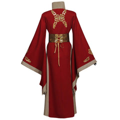 Embrace the Power with Halloweez's Cersei Lannister Red Dress Cosplay Costume for Women - Halloweez