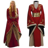 Embrace the Power with Halloweez's Cersei Lannister Red Dress Cosplay Costume for Women - Halloweez
