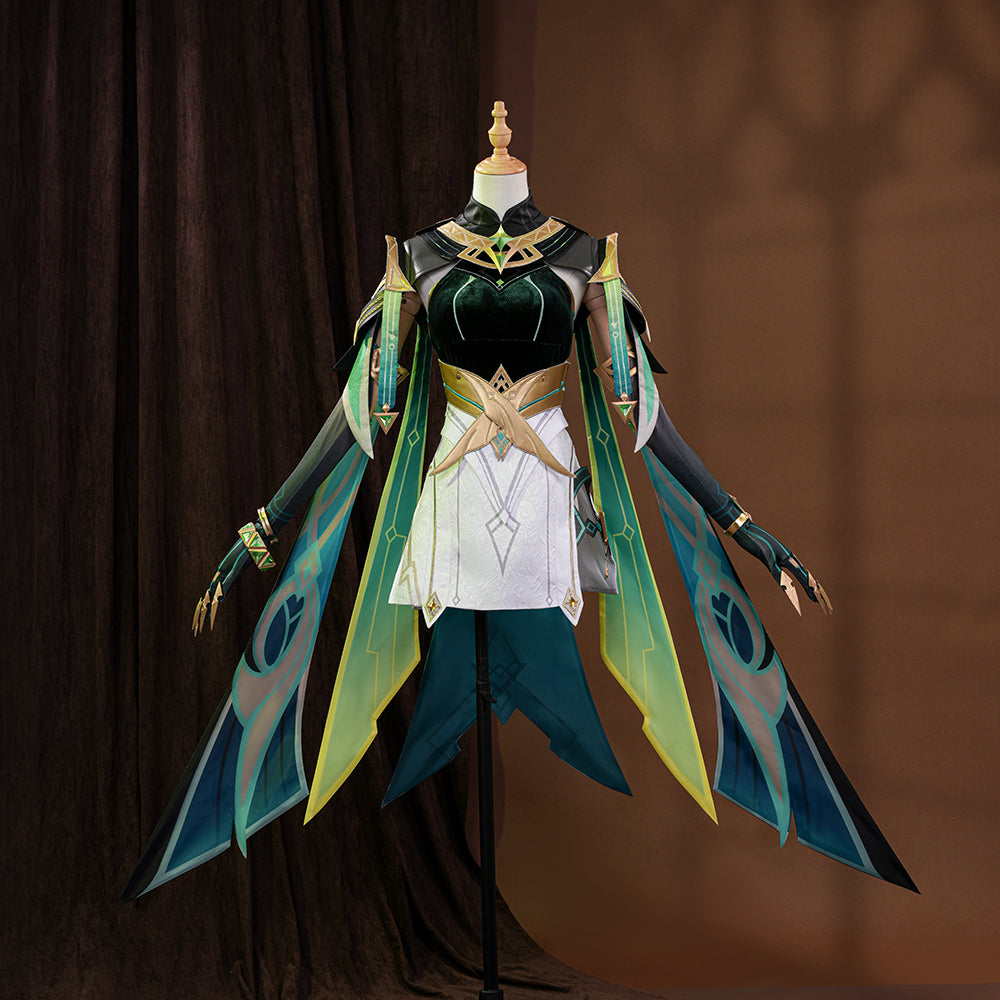 Genshin Impact Cosplay Costume - Complete Neuvillette Full Set with Accessories - Halloweez