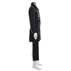 Halloweez Nameless Ghoul Cosplay Costume – Unisex Long Black Coat Inspired by Swedish Band Ghost - Halloweez