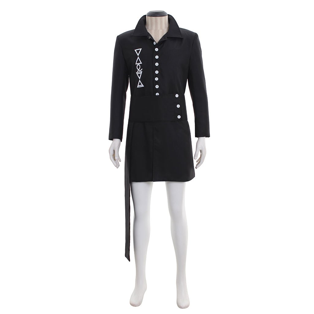 Halloweez Nameless Ghoul Cosplay Costume – Unisex Long Black Coat Inspired by Swedish Band Ghost - Halloweez