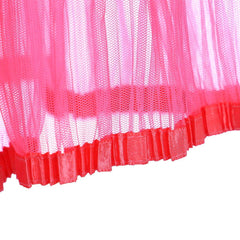 Halloweez Glinda The Good Witch Cosplay Costume | Elegant Pink Lace Tulle Suspender Dress - Halloweez