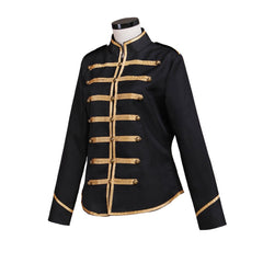 Stylish Golden and Black Military Jacket for Adults | Halloweez Parade - Halloweez