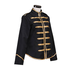 Stylish Golden and Black Military Jacket for Adults | Halloweez Parade - Halloweez