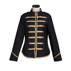 Stylish Golden and Black Military Jacket for Adults | Halloweez Parade - Halloweez