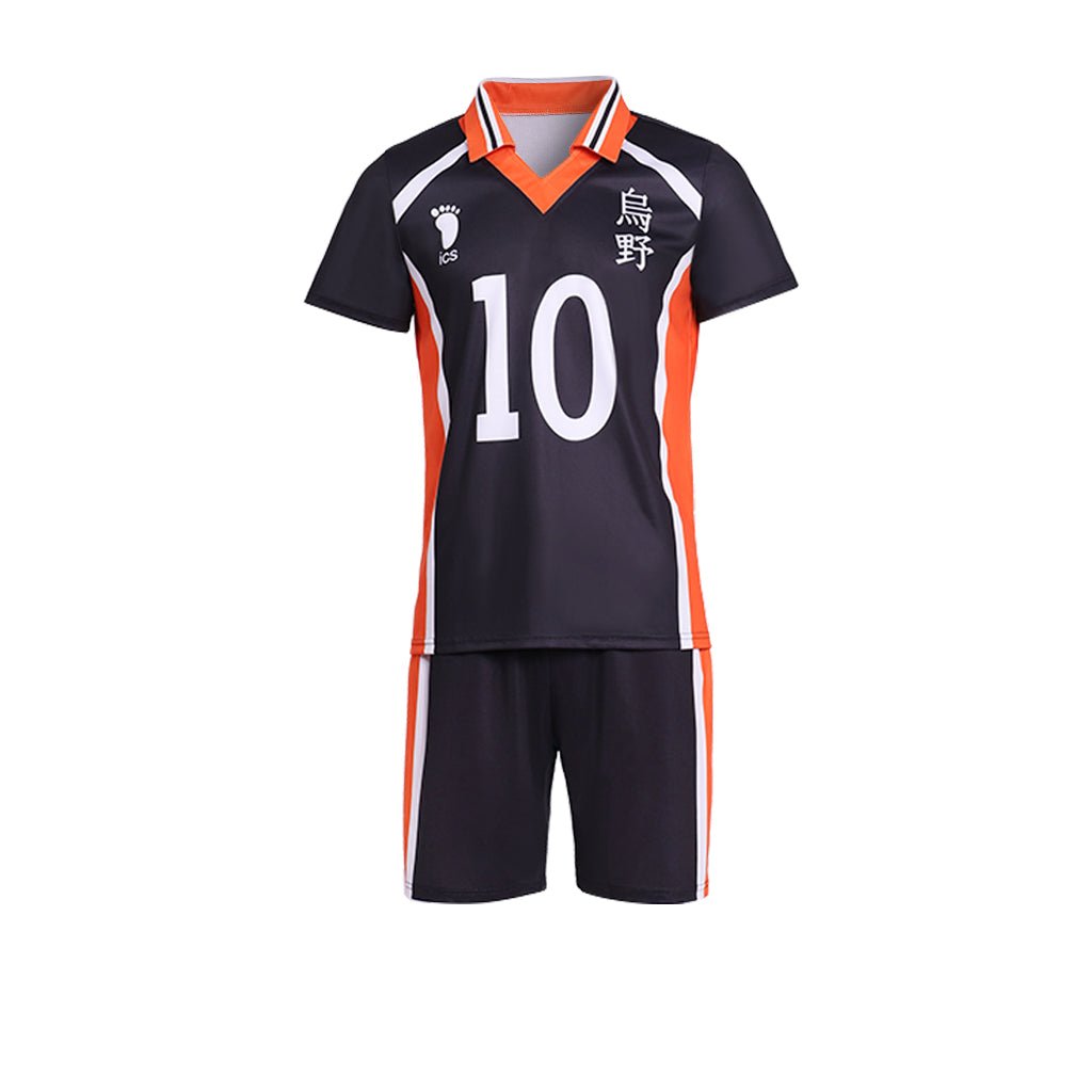 Halloweez Haikyuu Karasuno High School Volleyball Jersey Cosplay Costume - Halloweez