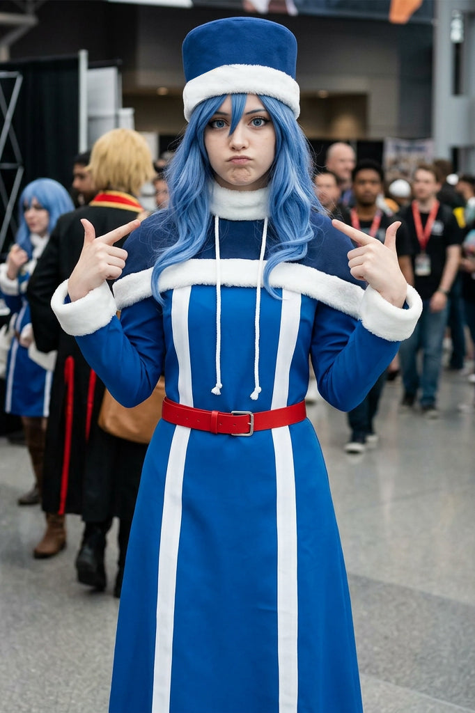 Fairy Tail Juvia Lockser Cosplay Costume Halloween Party Outfit Ready Stock - Halloweez