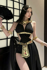 Cleopatra Athena Greek Goddess Dress Princess Party Evening Cosplay Costume - Halloweez