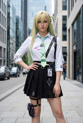 Wuthering Waves Linaria Cosplay Costume, Full Set Anime Game Role Play Outfit, Women Fashion Cosplay Dress for Party & Cosplay Event - Halloweez