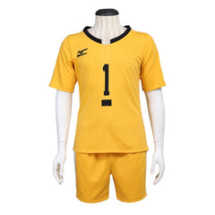 Halloweez Haikyu!! Nishinoya Yu Cosplay Costume - Official Karasuno Volleyball Uniform Set - Halloweez