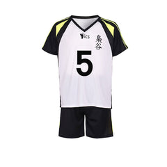 Halloweez Akaashi Keiji Cosplay Jersey No. 5 | Premium Anime Sportswear for Role Play - Halloweez