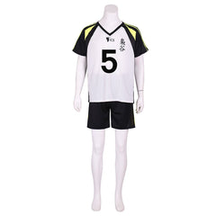 Halloweez Akaashi Keiji Cosplay Jersey No. 5 | Premium Anime Sportswear for Role Play - Halloweez