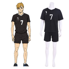 Halloweez Haikyuu!! Inarizaki High School Volleyball Uniform – Miya Atsumu Cosplay Outfit - Halloweez