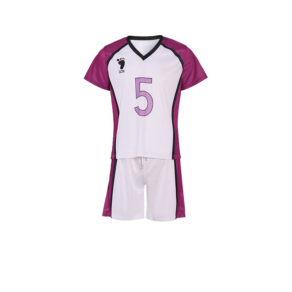 Halloweez!! Tendo Satori Shiratorizawa Jersey Uniform Cosplay Costume - Anime Volleyball Team Cosplay Outfit - Halloweez