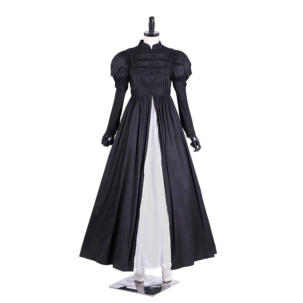 Halloweez Eliza Hamilton Cosplay Costume | Tailored Black Ball Gown - Halloweez