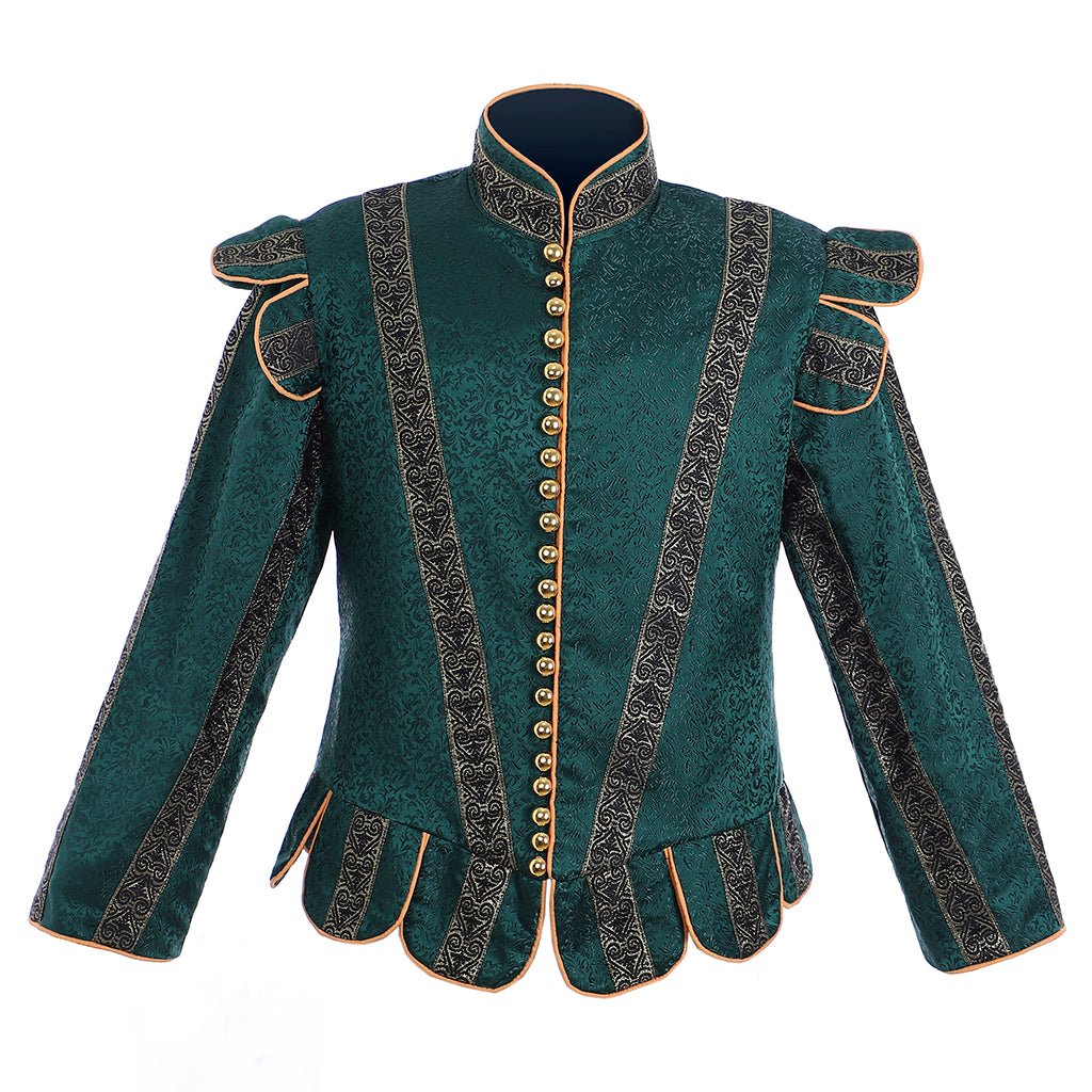 Embrace Royalty with the Halloweez Renaissance Doublet & Jerkin Cosplay Costume - Medieval Nobleman Edition - Halloweez