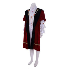 Regal Renaissance King Cosplay Costume with Cloak & Hat by Halloweez | Perfect for Medieval Themed Parties - Halloweez