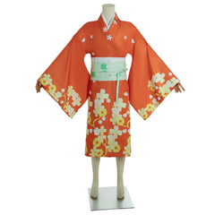 Halloweez Hiyoko Saionji Cosplay Women Japanese Kimono Danganronpa Costume - Halloweez