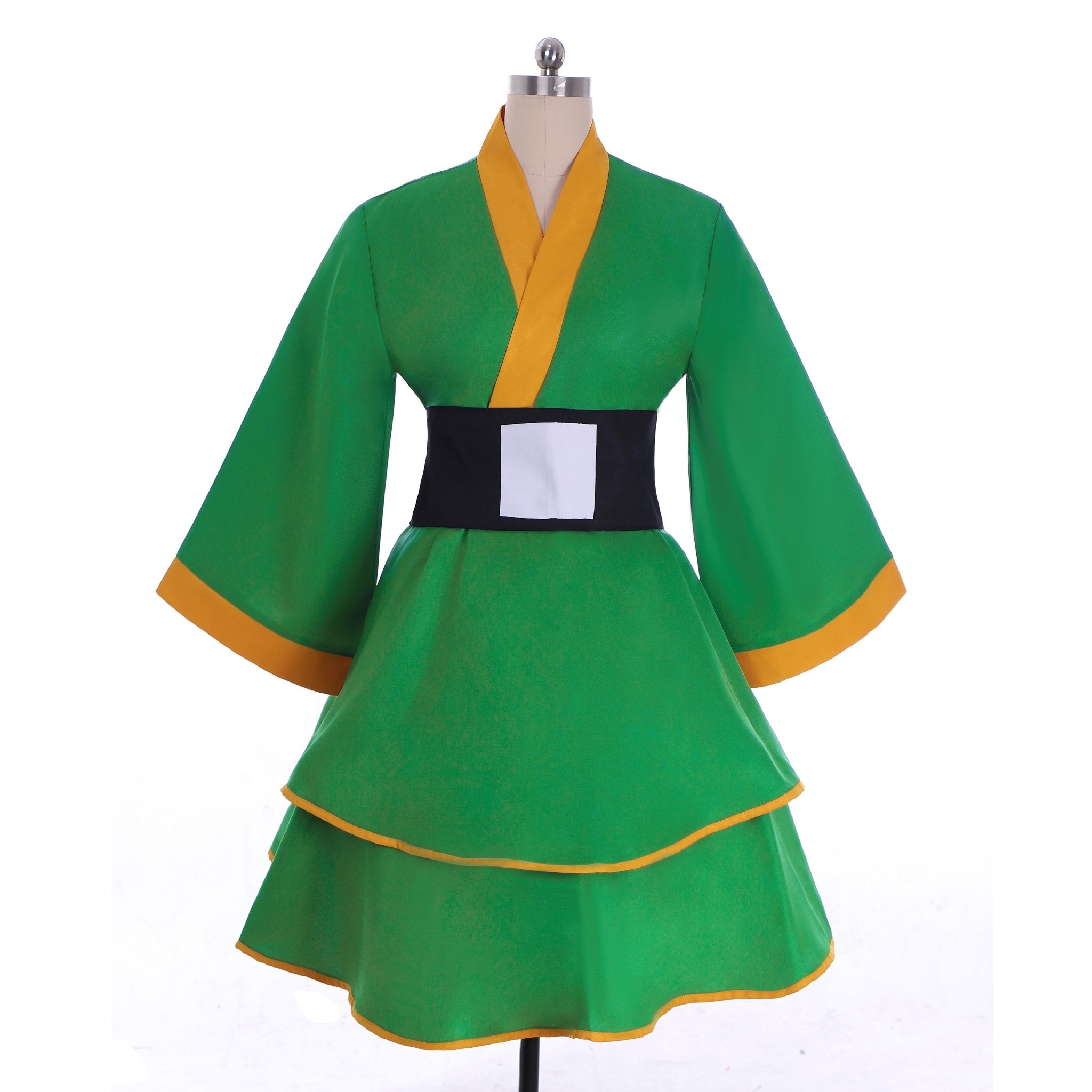 Halloweez Women's Hunter X Hunter Gon Freecss Cosplay Lolita Green Kimono Dress - Halloweez