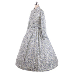Elegant Halloweez Victorian Tea Gown | Authentic Colonial Prairie Civil War Costume - Halloweez