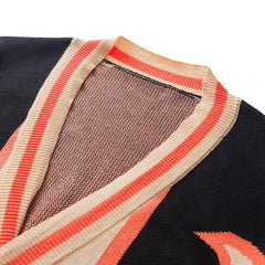 Embrace Enrico Pucci's Style with Halloweez's Bizarre Adventure Stone Ocean Cosplay Cardigan Sweater - Halloweez