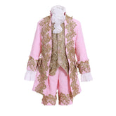 Children's Victorian Rococo Court Costume - Pink Medieval Fancy Dress | Halloweez Custom Fit - Halloweez