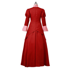 Halloweez Red Queen Dress | Lady Tremaine Cosplay Costume for Women | Disney Series Gown - Halloweez