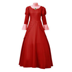 Halloweez Red Queen Dress | Lady Tremaine Cosplay Costume for Women | Disney Series Gown - Halloweez