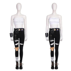Halloweez Arcane 2 Vi Cosplay Costume - Women's Leather Coat & Pants Set for Halloween Party - Halloweez