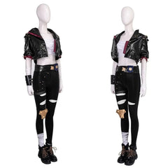 Halloweez Arcane 2 Vi Cosplay Costume - Women's Leather Coat & Pants Set for Halloween Party - Halloweez