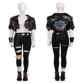 Halloweez Arcane 2 Vi Cosplay Costume - Women's Leather Coat & Pants Set for Halloween Party - Halloweez