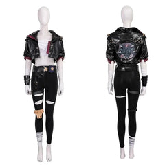 Halloweez Arcane 2 Vi Cosplay Costume - Women's Leather Coat & Pants Set for Halloween Party - Halloweez