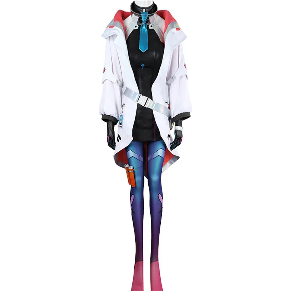Halloweez Battle Bunny Aurora Cosplay Costume Women Uniform Hat Full Set for Halloween Carnival Parties - Halloweez