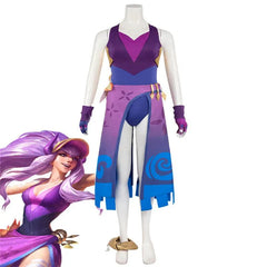 Halloweez Pool Party Syndra Cosplay Costume - Sexy Dress for Halloween and Carnival - Halloweez