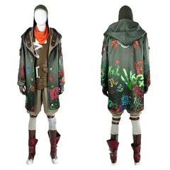 Halloweez Ekko Arcane Cosplay Costume Men's Battle Uniform Full Set for Halloween Carnival Party - Halloweez