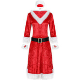 Women's Christmas Queen Costume - Large Size Sexy Cosplay Dance Performance Outfit - Halloweez