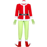 Halloweez Green Grinch and Santa Claus Cosplay Christmas Costume - Halloweez