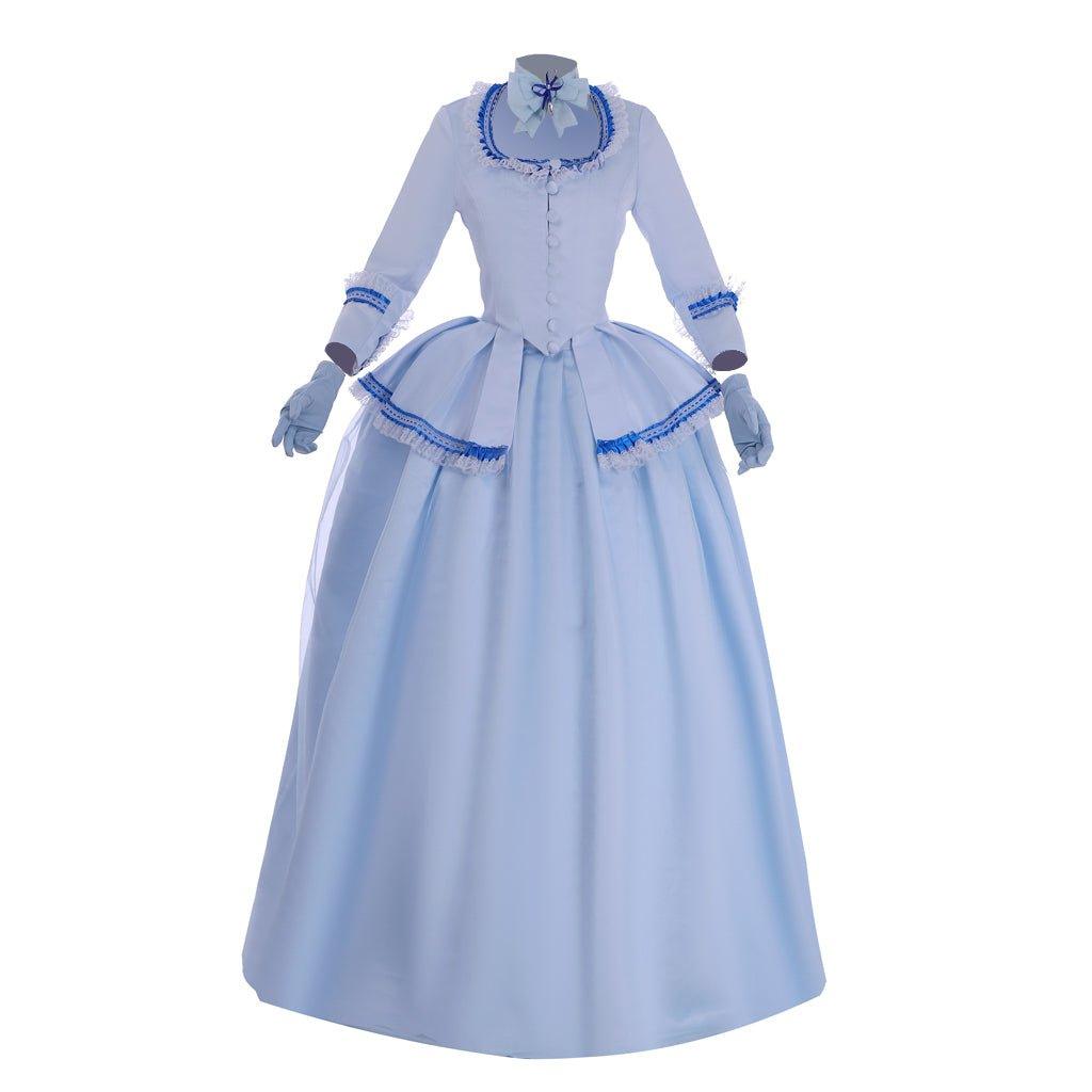 Elegant Halloweez Baroque Queen Dress | 18th Century Rococo Costume for Victorian Era Cosplay - Halloweez