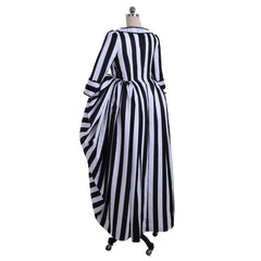 Elegant Halloweez Rococo Stripe Dress | Victorian Gothic Ball Gown Cosplay Costume for Women - Halloweez
